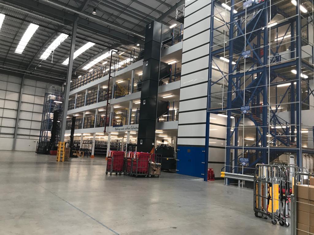 multi tier warehouse mezzanine floor
